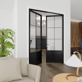 Kickplate Six Light Double Door